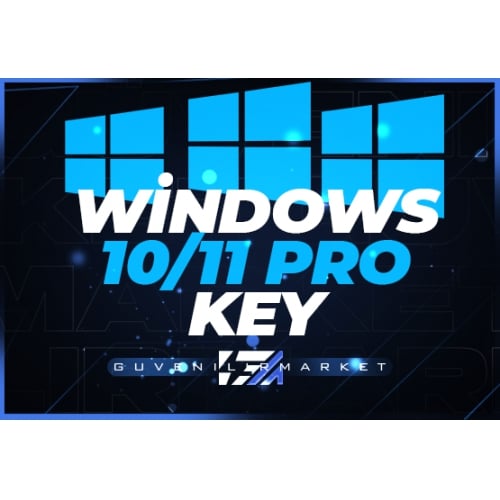  Anlık  Windows 1011 Pro Key + Sorunsuz